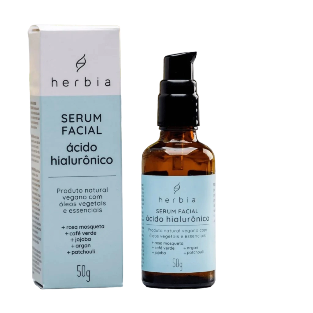 Sérum Facial com Ácido Hialurônico 50g - Herbia