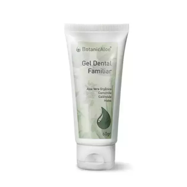 Gel Dental sem Flúor com Babosa (Aloe Vera) e Xylitol