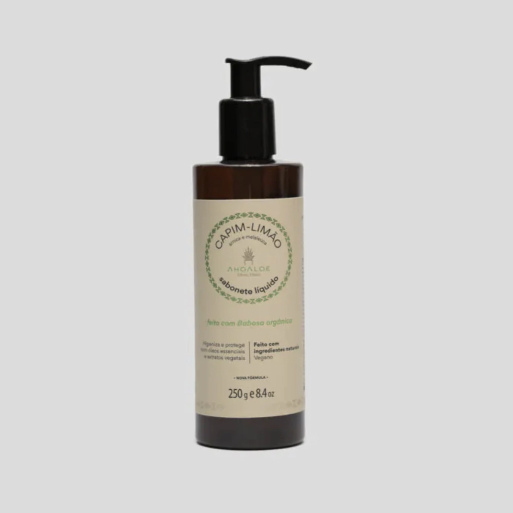 Sabonete Líquido Capim Limão 250g -Ahoaloe