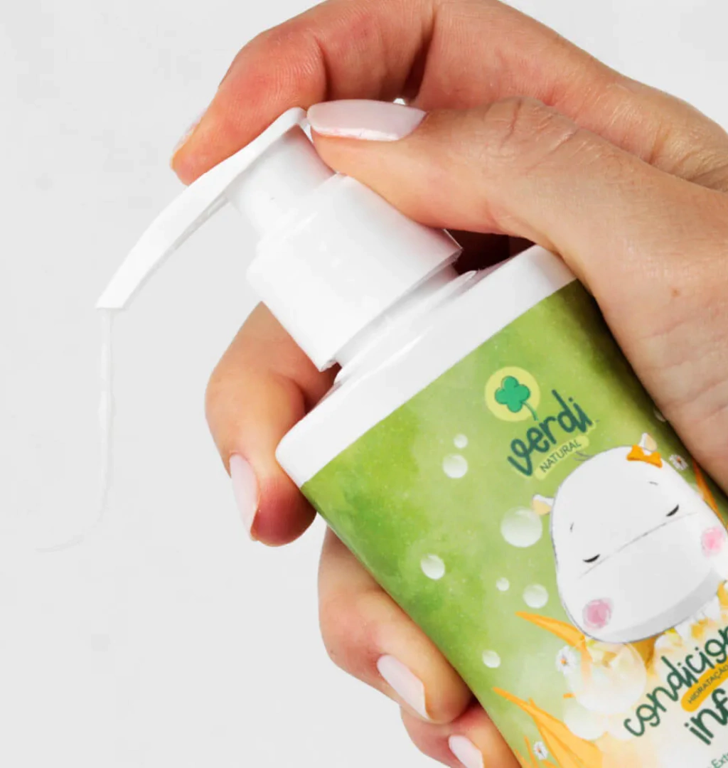 Condicionador Infantil 100% Natural com Extrato de Aloe Vera e Camomila - Verdi Natural - 200ml