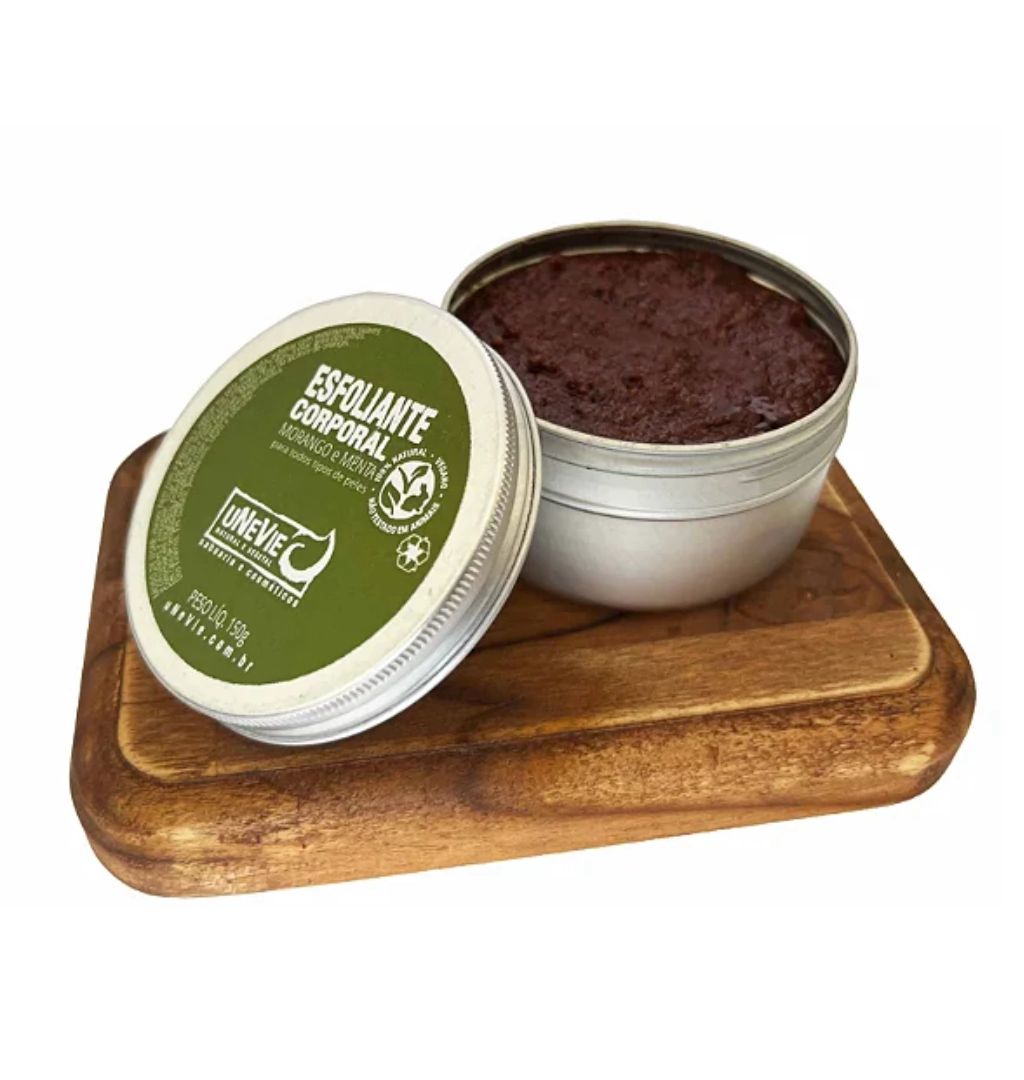 Esfoliante Face e Corpo Morango e Menta - Unevie