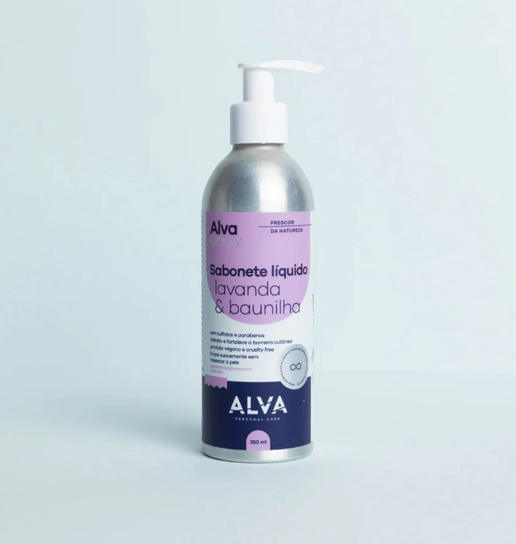 Sabonete Liquido Lavanda de Baunilha - Alva Personal Care