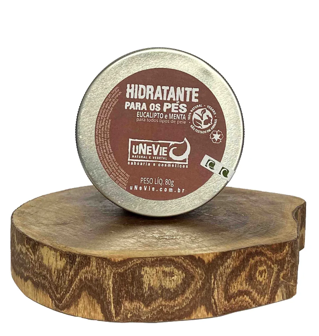 Hidratante para os pés Eucalipto e Menta - Unevie