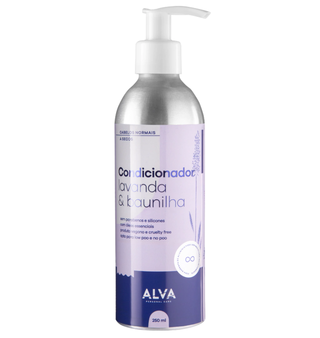 Condicionador Lavanda E Baunilha - Cabelos Normais a Secos - Alva Personal Care
