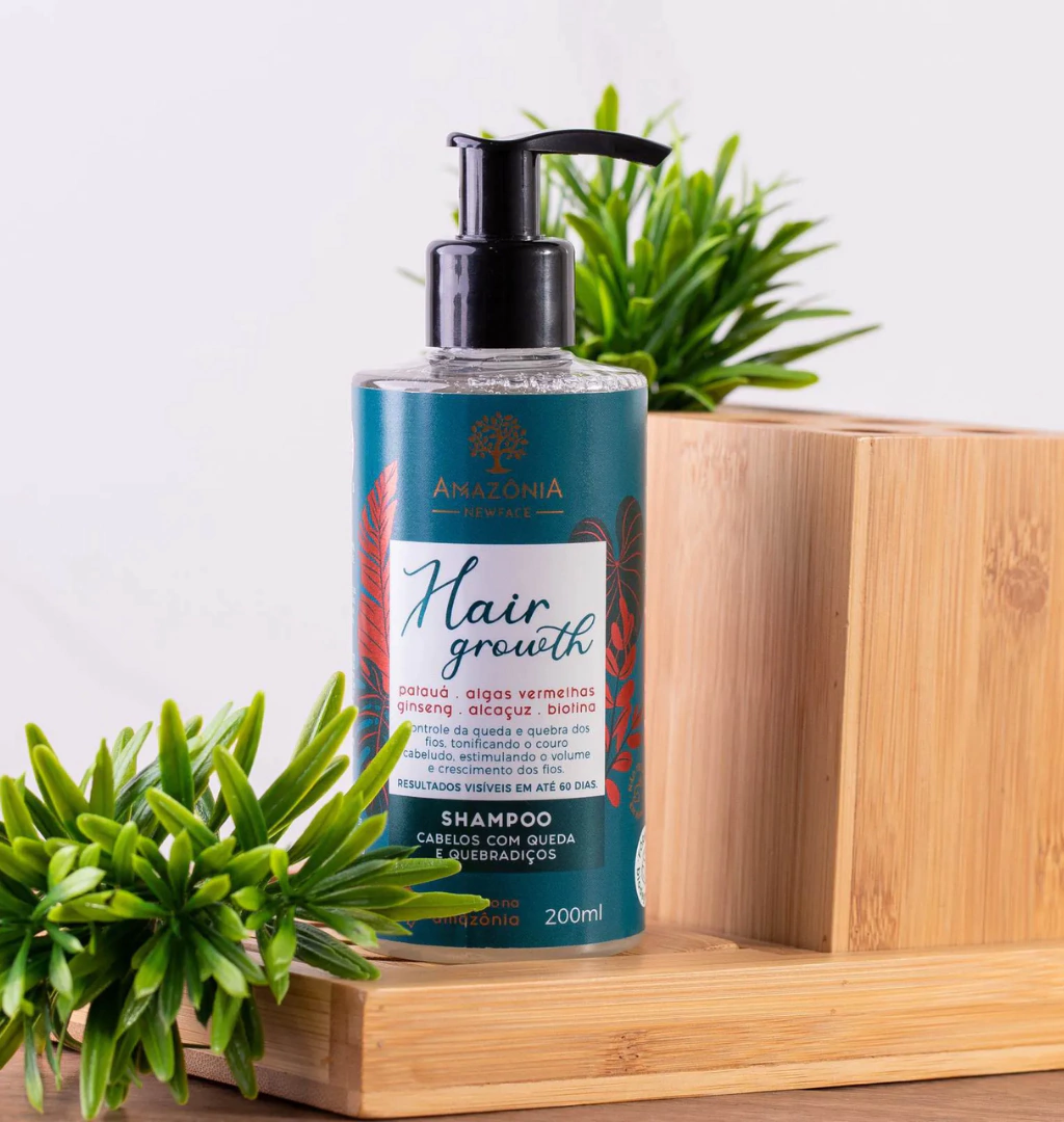 Shampoo Hair Growth 200ml - Amazonia NewFace