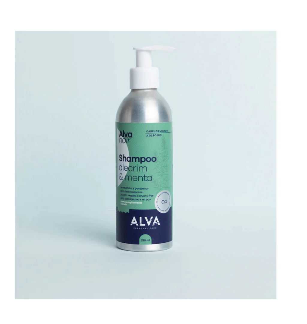 Shampoo Alecrim Menta - Alva Personal Care