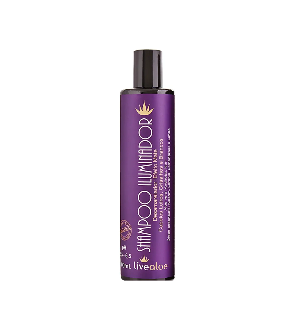 Shampoo Iluminador 300ml - Livealoe