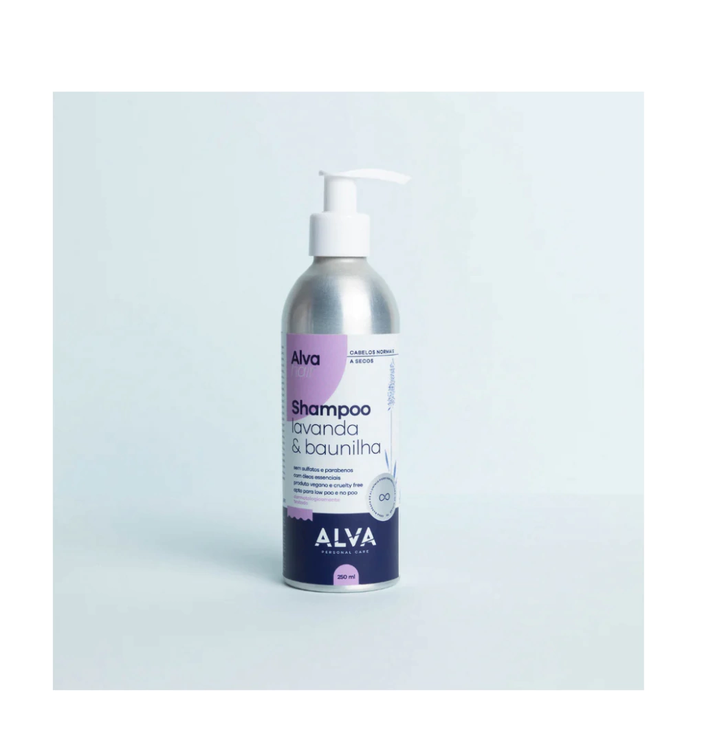 Shampoo Lavanda Baunilha - Alva Personal Care