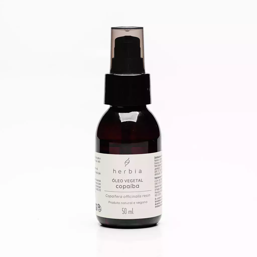 Óleo Vegetal Copaíba 100% Puro - 50ml - Herbia