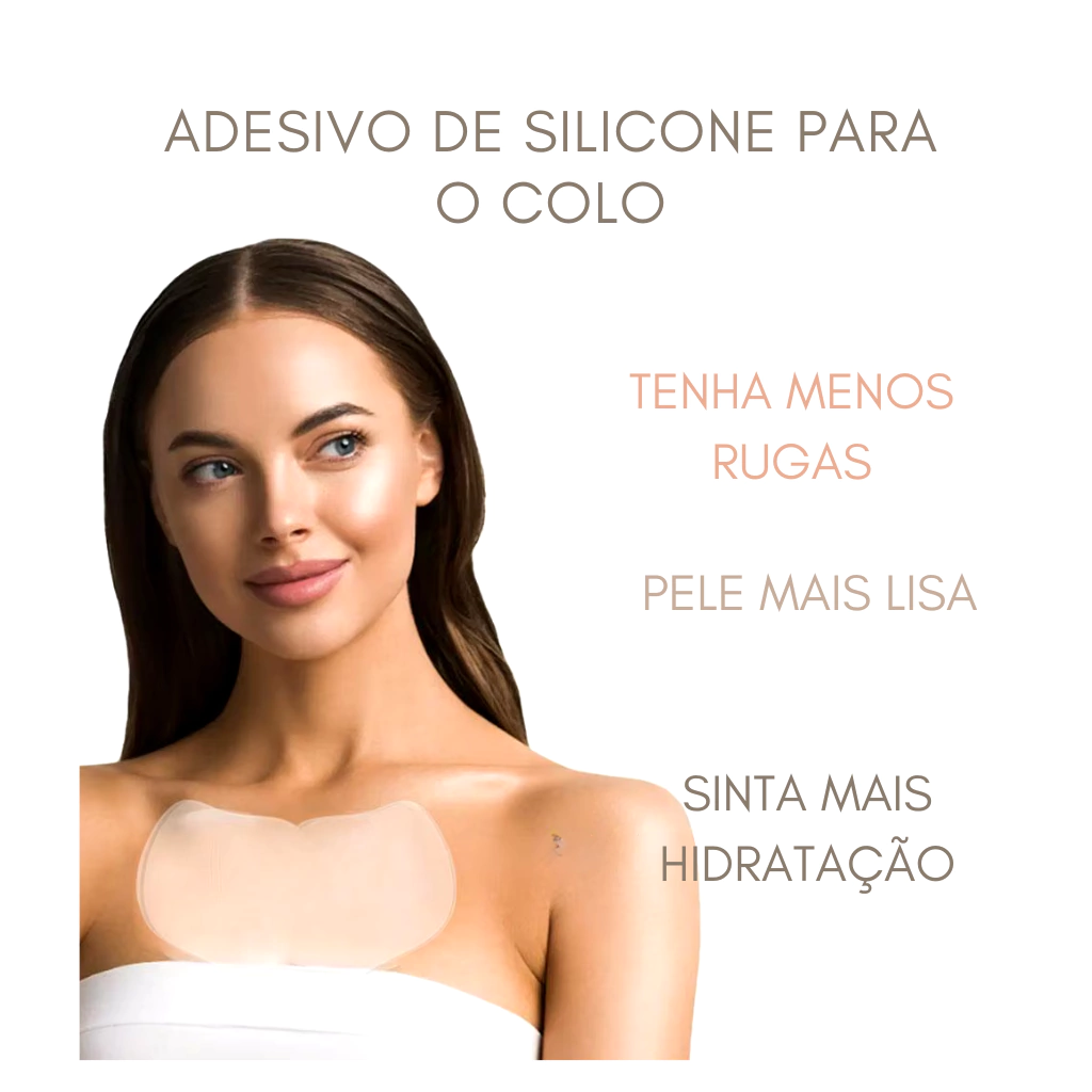 Adesivo de Silicone para Rugas no Colo
