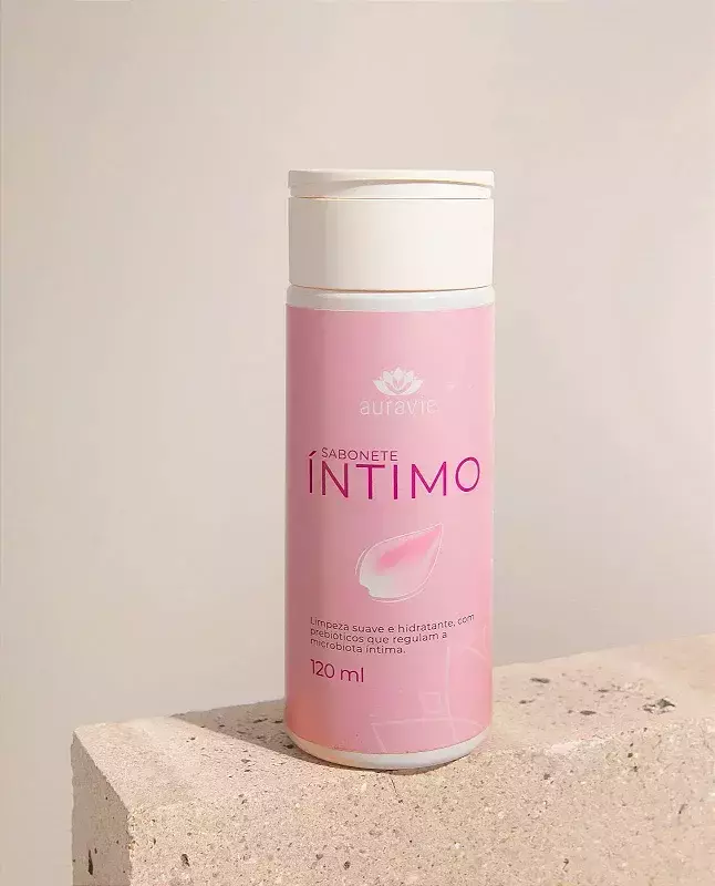Sabonete Íntimo com Prebióticos - Vegano e Natural - 120ml - Auravie