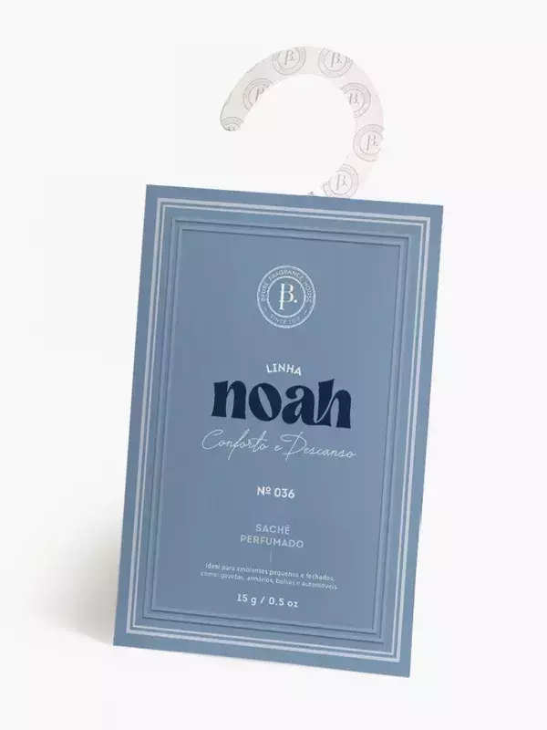Sachê Perfumado - Noah Cascas e Folhas - 15g - Bpure Fragance