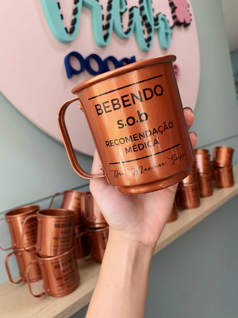 Imagem do Caneca Bronze Moscow Mule Personalizada 400ml