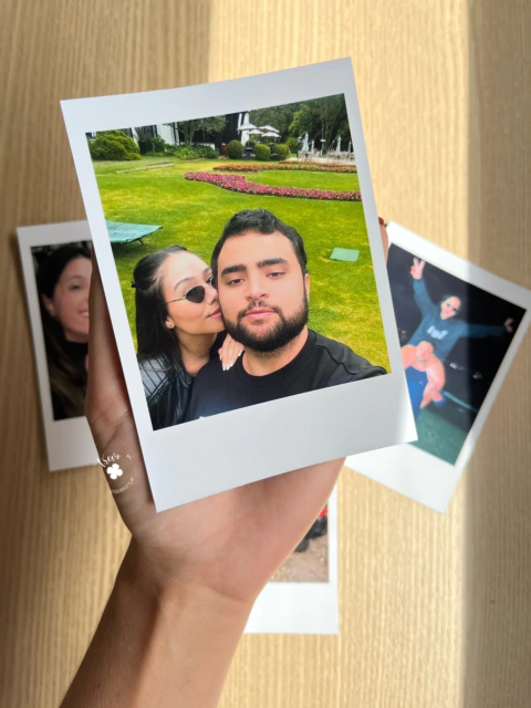 5 fotos polaroide com imã
