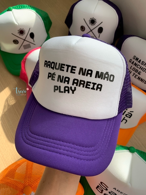 Bonés personalizados esporte frases variadas - Trevo Papelarte