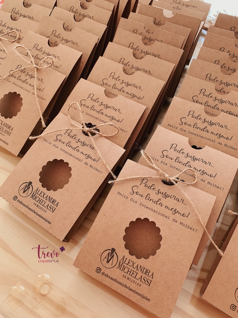10 envelopinhos kraft para lembrancinha - loja online
