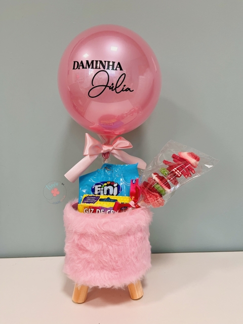 Cachepô pelúcia para daminha