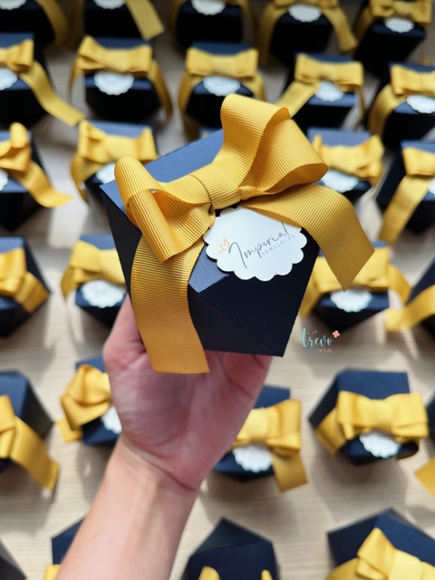 10 caixinhas diamante para lembrancinha