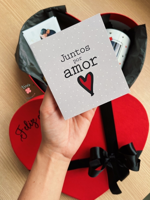Kit Caixa coração dia dos namorados - Trevo Papelarte
