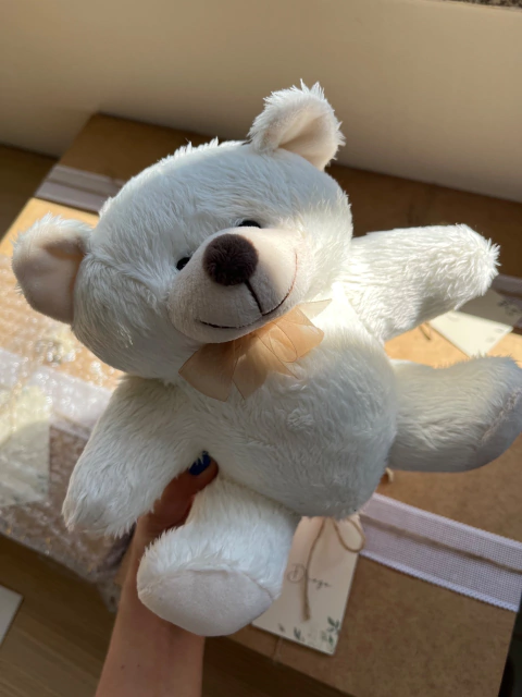 Ursinho Pelúcia Off White - comprar online