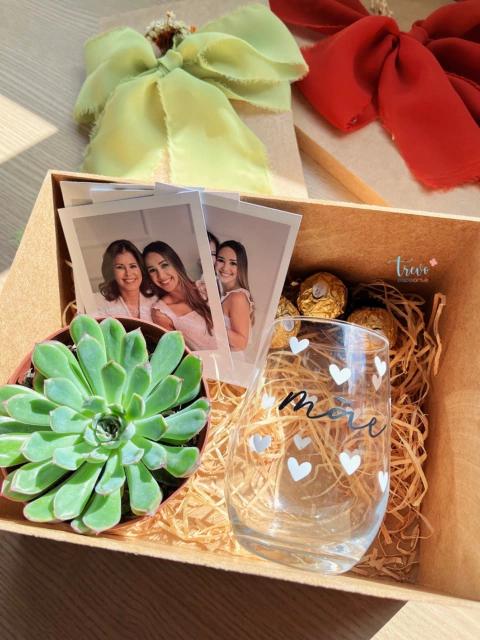 Copo Vidro Dubai Personalizado Corações 480ml na internet