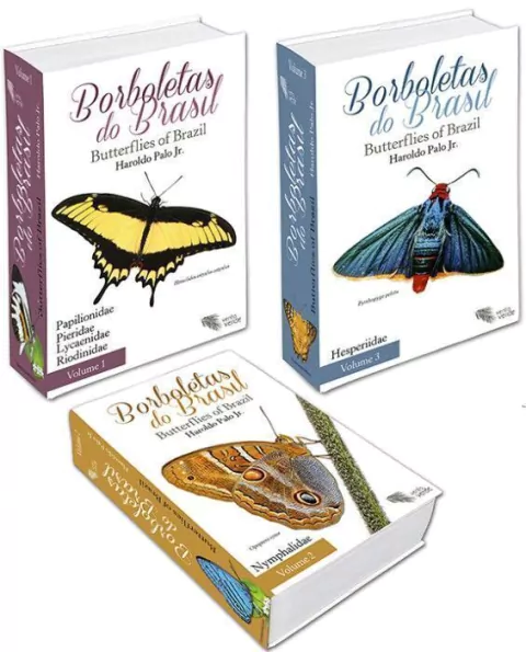 Borboletas do Brasil – 3 volumes Haroldo Palo Jr.