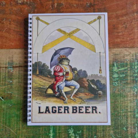 Caderno Frog Lager Beer (1880)