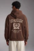 HOODIE SHOWY SELECTED MEMBERS CHOCO en internet