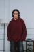 HOODIE TEJIDO ESSENTIAL BORDO - comprar online