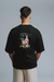 REMERA SHOWY BOURBON BLACK ( SEMIBOXY TEE ) - tienda online