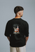 REMERA SHOWY BOURBON BLACK ( SEMIBOXY TEE )