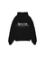 HOODIE SHOWY MINIMALISM ( SEMIBOXY ) BLACK - comprar online