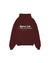 HOODIE SHOWY MINIMALISM ( SEMIBOXY ) BORDO - comprar online