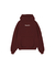 HOODIE SHOWY MINIMALISM ( SEMIBOXY ) BORDO en internet