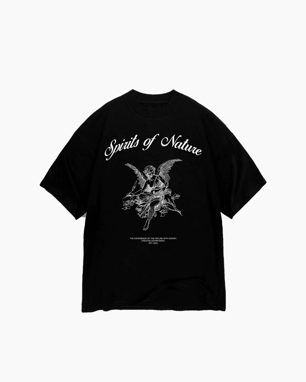 REMERA SHOWY NATURE BLACK ( HEAVYWEIGHT ) thumbnail 3