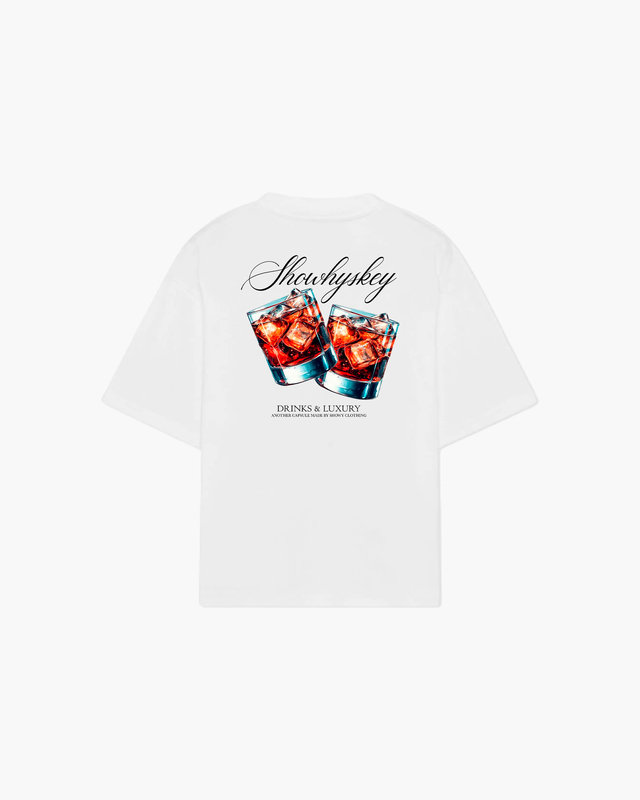 Remera Showhiskey White ( Semiboxy Tee ) thumbnail 2