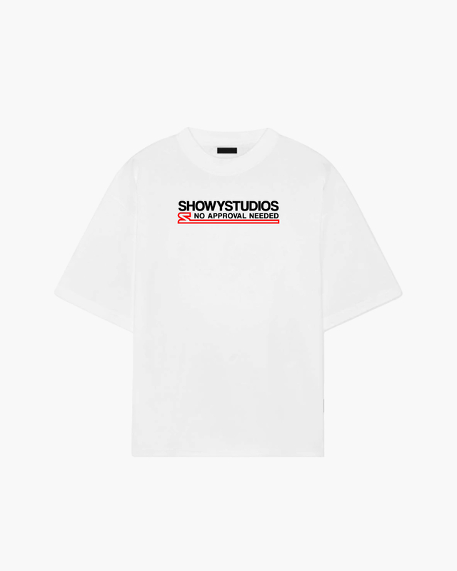 Remera Showystudios White ( Semiboxy Tee ) thumbnail 2