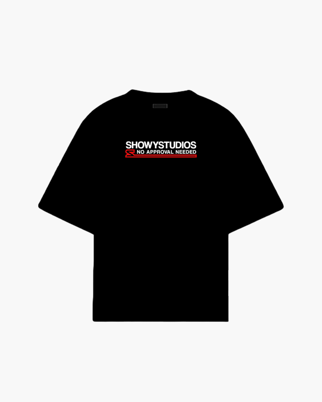 Remera Showystudios Black ( Semiboxy Tee ) thumbnail 2