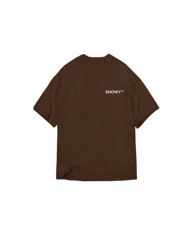 Remera Showy Tm Marron ( Heavyweight ) thumbnail 2