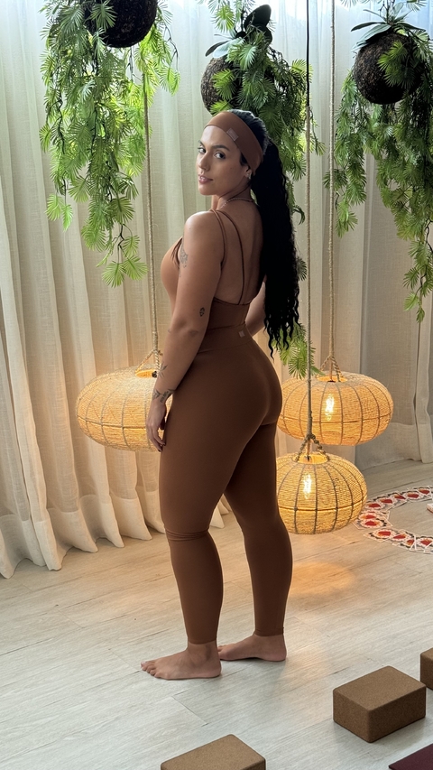 Macacão Maria - Marrom Nutella