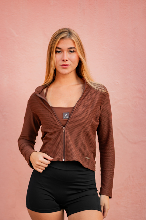 Casaco Suely - Marrom