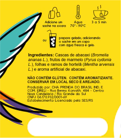 Chá Prenda Abacaxi com Hortelã Gold 18g 15 Sachês (combo 4 unidades)