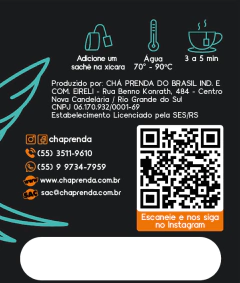 Chá Prenda Preto 18g em sachês - 10 unidades - loja online
