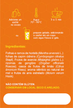 Imunize - Linha Funcional - 18g - 15 Sachês - Chá Prenda