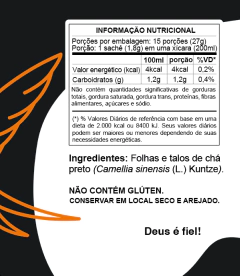 Chá Prenda Preto Gold 27g 15 Sachês (combo 4 unidades)