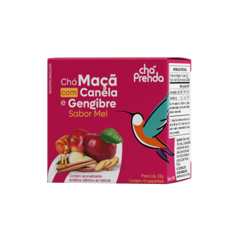 Chá Prenda Maça com Canela Gengibre e Mel 22g 10 Sachês - comprar online
