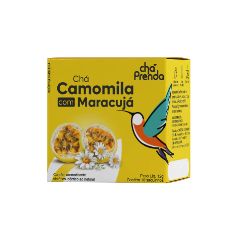Chá Prenda Camomila com Maracujá 12g em sachês - 10 unidades - comprar online
