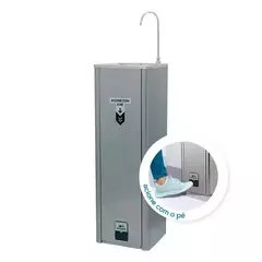 Bebedouro Purificador de Pressão IBBL Puripress Hands Free Inox com Acionamento por Pedal 127V - Fonte Pura - Venda de Purificadores de Água Multimarcas