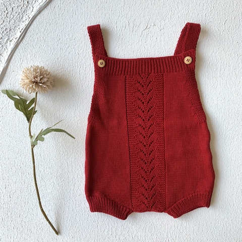 Romper Vermelho Unissex