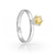 Acácia Amarela - Anel De Prata 950 Com Deslumbrante Cristal De Swarovski (cópia)
